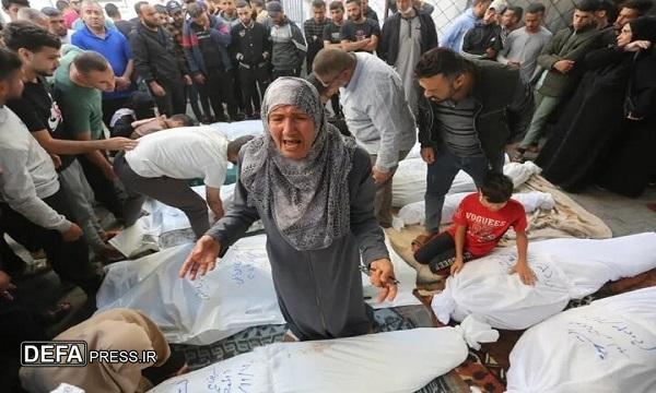 تداوم حملات صهیونیست‌ها به نوار غزه
