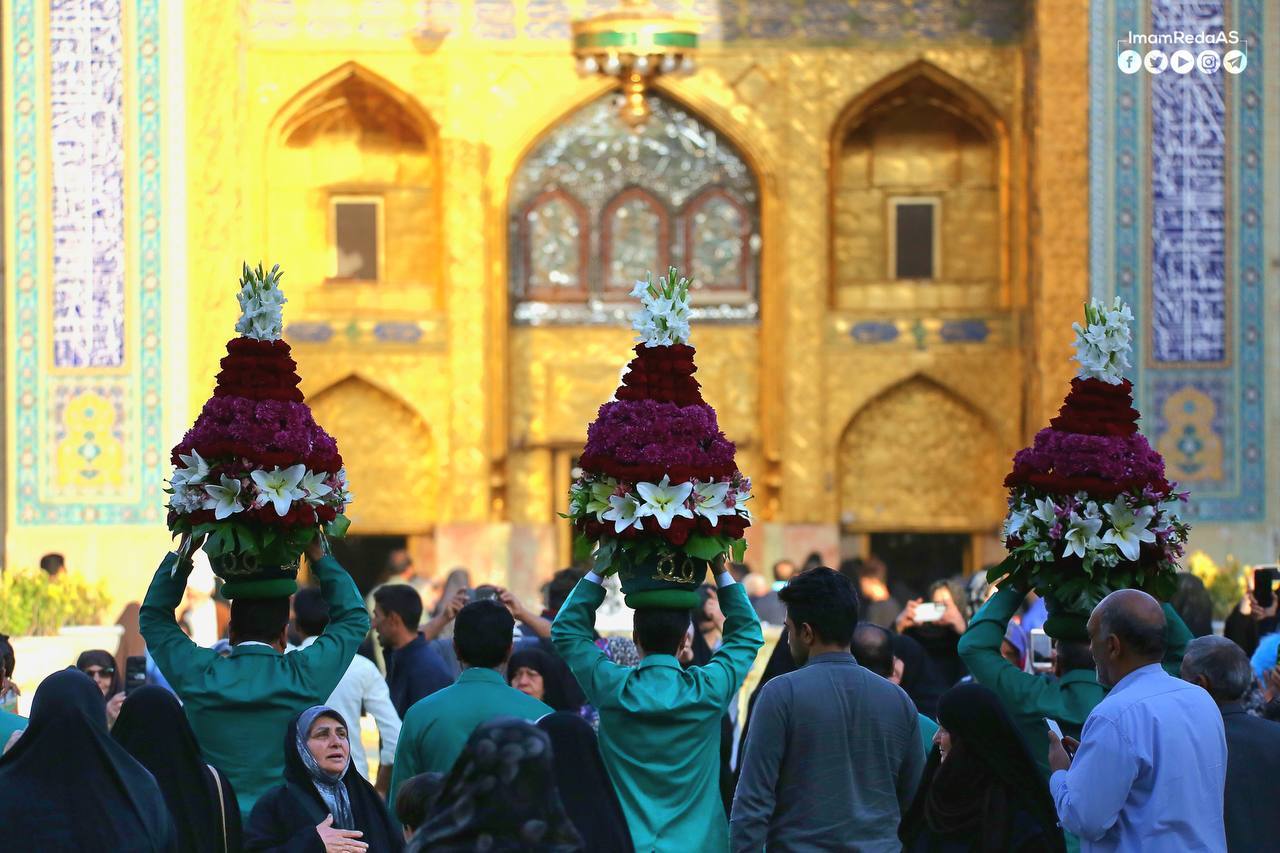 آستان قدس رضوی به استقبال ولادت امام حسن عسکری (ع) رفت+ تصاویر