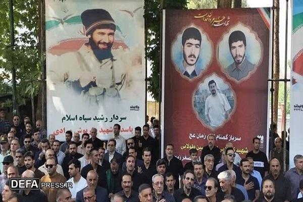 پیکر شهید «امیرحسین طولابی» در خرم‌آباد تشییع شد+ عکس