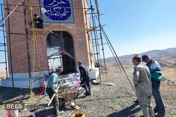 بازدید سرهنگ امیری مقدم از روند ساخت یادمان شهید گمنام شهرک «نیکویه» تاکستان بازدید سرهنگ امیری مقدم از روند ساخت یادمان شهید گمنام شهرک «نیکویه» تاکستان