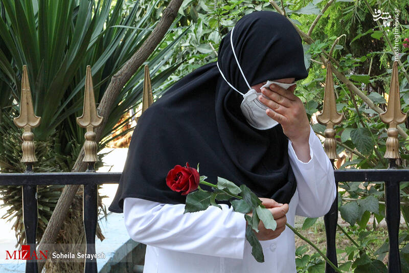 تشییع نخستین پزشک شهید مدافع سلامت خوزستان +فیلم