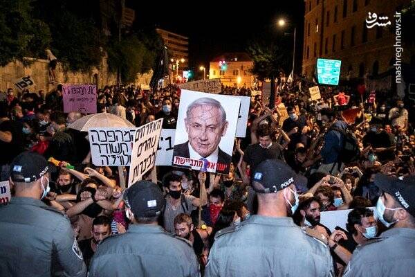 تظاهرات هزاران نفر علیه نتانیاهو در فلسطین اشغالی
