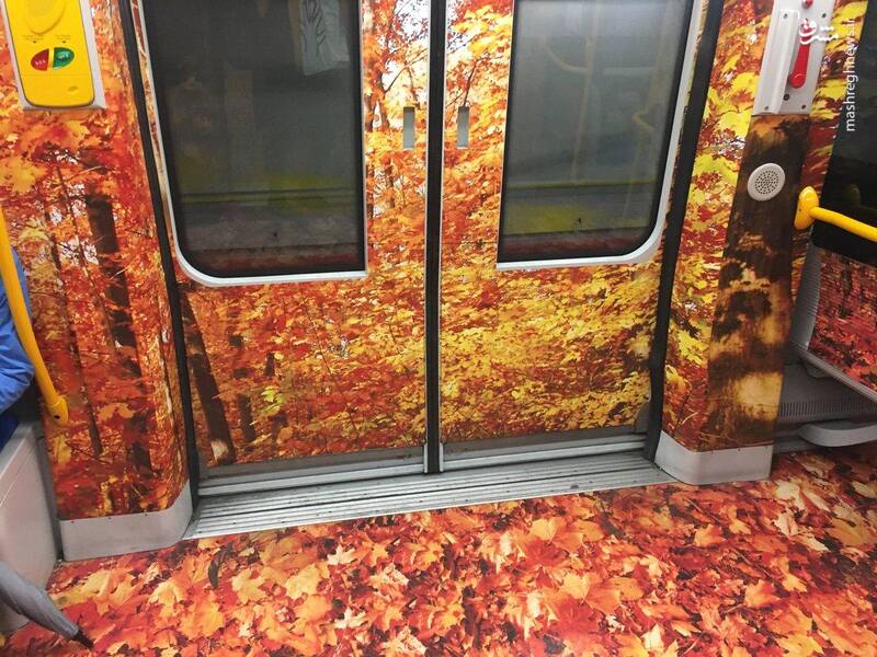 چهار فصل در متروی میلان +عکس