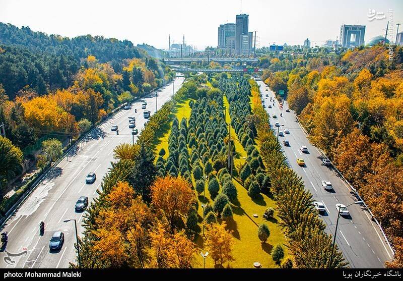 عکس/ جلوه‌های زیبای پاییزی تهران