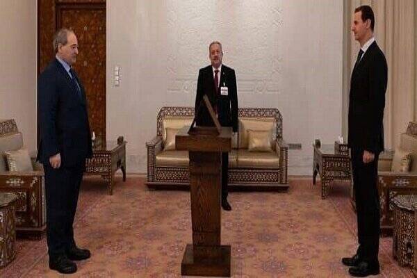 فیصل المقداد به عنوان وزیر خارجه سوریه سوگند یاد کرد