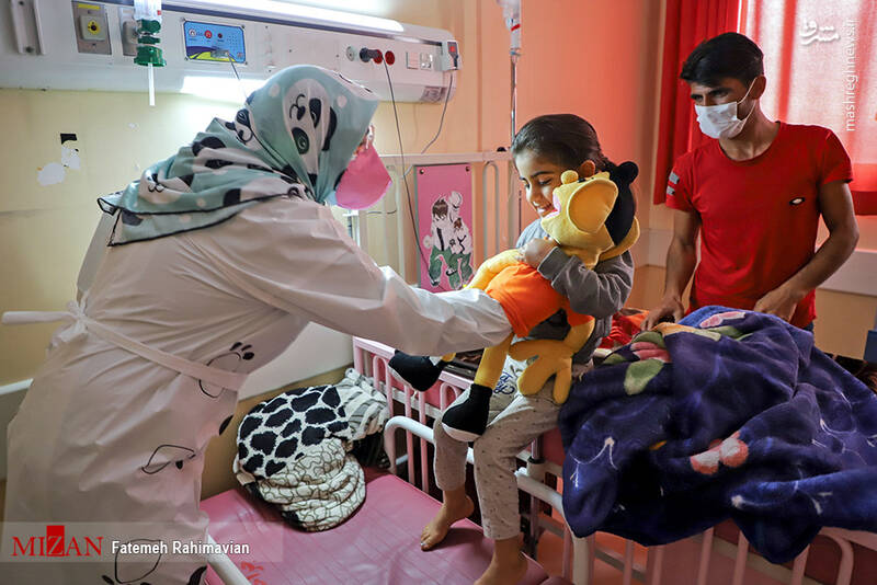 عکس/ اقدامی زیبا در بیمارستان اطفال اهواز