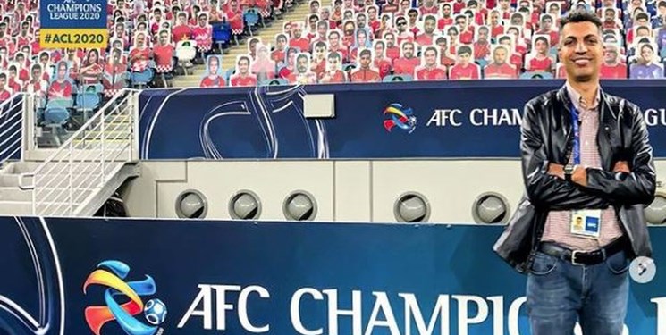 فردوسی پور به دعوت AFC بازی پرسپولیس را گزارش می کند