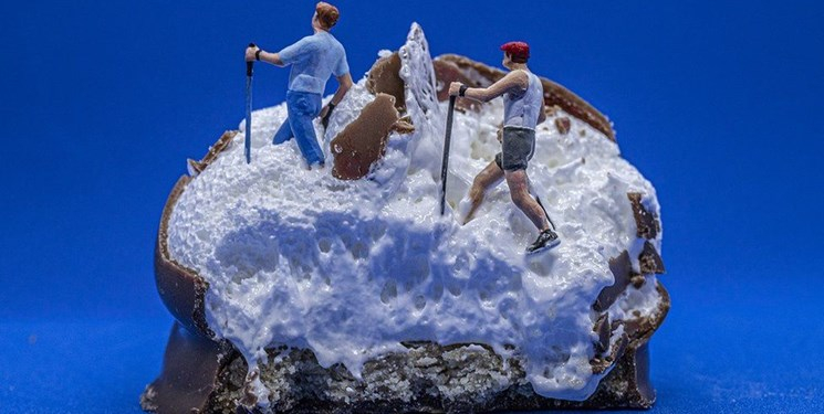 محتویات یخچال سوژه عکاس بریتانیایی/ از صخره نوردی با پیاز تا رفتن به معدن تخم مرغ ها در قرنطینه+عکس