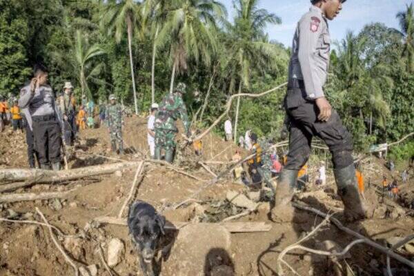 رانش زمین در اندونزی با ۵ تن کشته و ۷۰ تن ناپدید