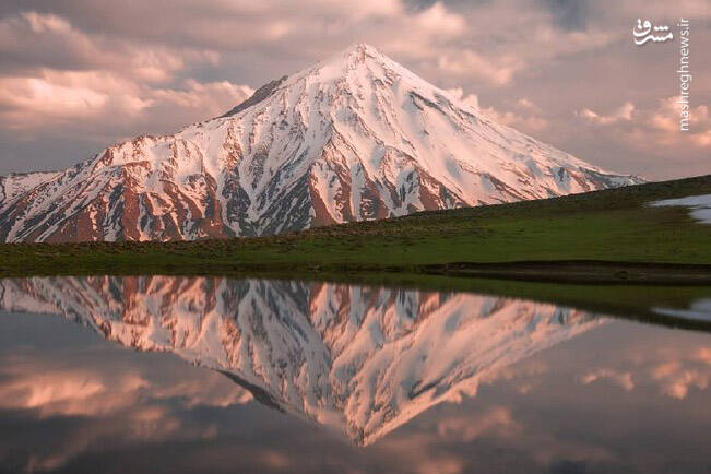 عکس/ نمایی دیدنی از دماوند