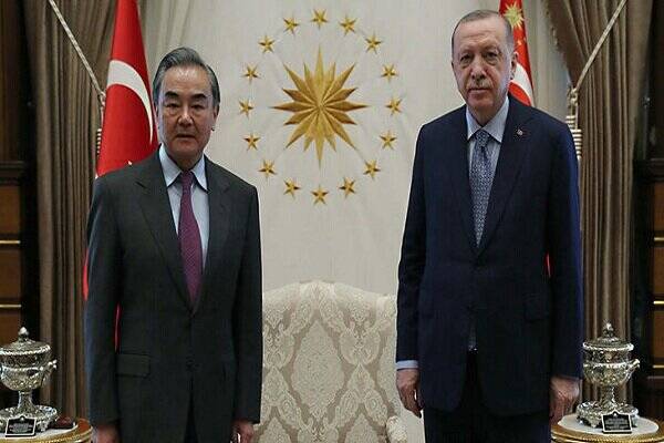 اردوغان و وزیر خارجه چین دیدار کردند