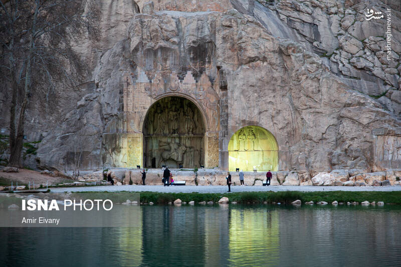 عکس/ محوطه تاریخی "طاق بستان"