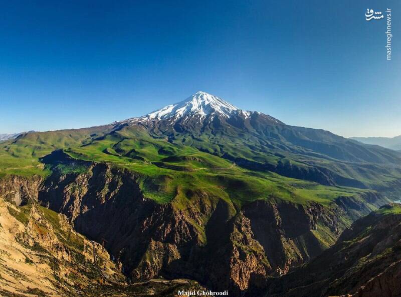 عکس/ نمایی زیبا از ﮐﻮه دماوند