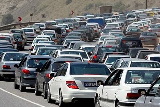 ترافیک فوق سنگین در جاده فیروزکوه