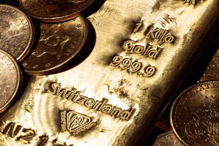 کاهش ۴۰ دلاری قیمت طلا در بازارهای جهانی