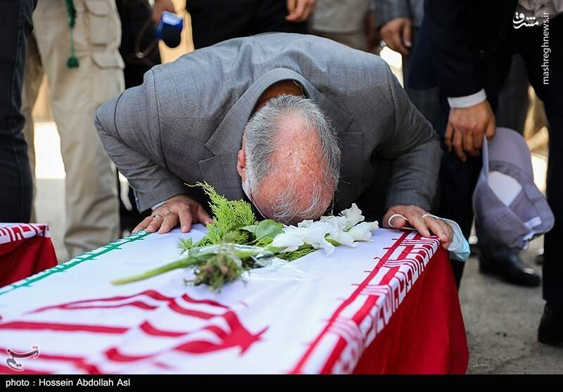 عکس/ ورود پیکر ۴۳ شهید تازه تفحص شده از مرز شلمچه