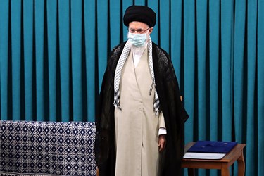 حضور رهبر انقلاب اسلامی در مراسم تنفیذ حکم ریاست جمهوری حجت‌الاسلام سیدابراهیم رئیسی