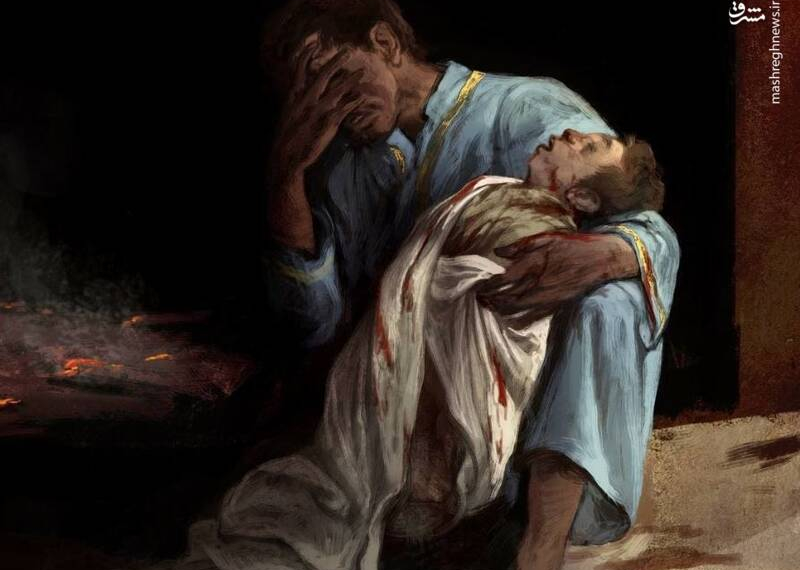 عکس/ اثر جدید"حسن روح‌الامین" برای مردم افغانستان