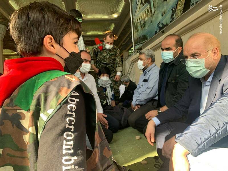 فیلم/ حاشیه‌هایی از حضور قالیباف در نماز جمعه تهران