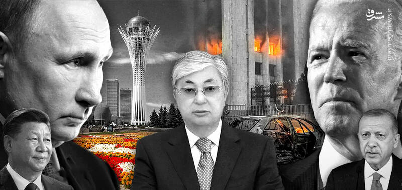 عملیات «مخفیانه» آمریکا، ترکیه‌ و اسرائیل در آلماتی چگونه شکست خورد؟ / دوران «انقلاب‌های رنگی» با خنثی شدن کودتای قزاقستان به پایان رسید
