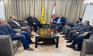 دیدار هیئت نماینده حماس با مسئول امور فلسطین جنبش حزب الله