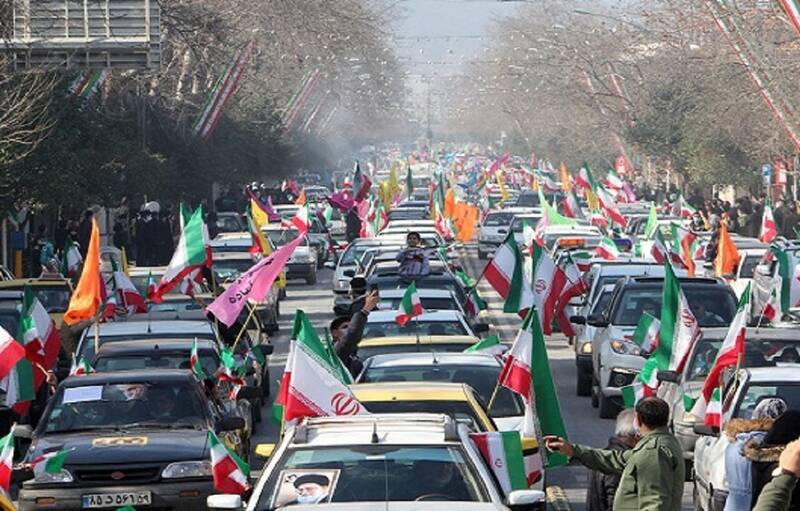 فیلم/ راهپیمایی خودرویی ۲۲ بهمن در گرگان