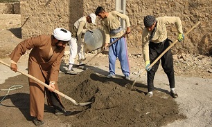 خدمت‌رسانی ۱۰۰ بسیجی با کمک جهادگران یزدی به محرومان نرماشیر