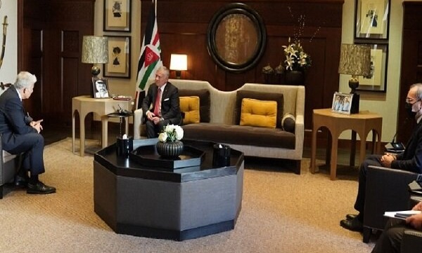رایزنی وزیر خارجه رژیم صهیونیستی با شاه اردن