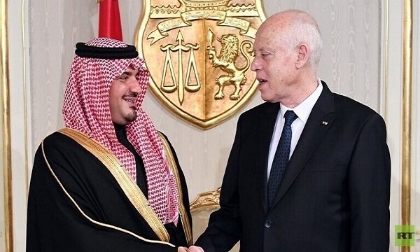 عربستان برای گسترش روابط امنیتی با تونس ابراز آمادگی کرد