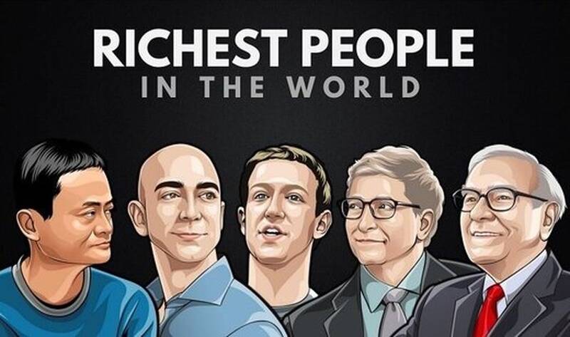 ۱۰ مرد ثروتمند روی کره زمین +عکس