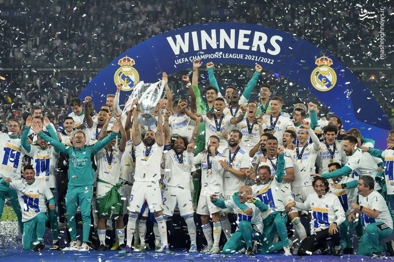 عکس/ قهرمانی چهاردهم رئال مادرید در لیگ قهرمانان اروپا