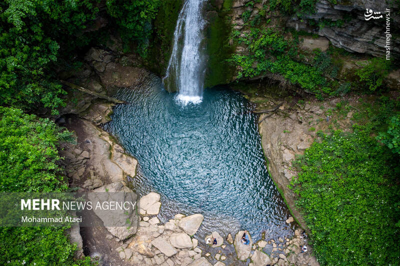 عکس/ مجموعه آبشار هفتگانه شیرآباد