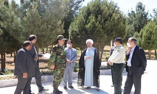 جانمایی محل دفن شهید گمنام در دادگستری کل و اداره کل فرهنگ و ارشاد اسلامی