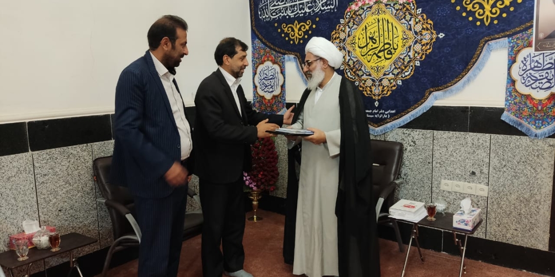 دیدار جانشین اداره کل حفظ آثار و نشر ارزش های دفاع مقدس با امام جمعه «زابل»
