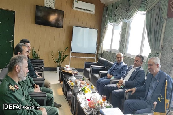 دیدار مدیران کل استان مازندران با فرمانده سپاه کربلا + تصاویر