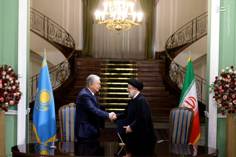 عکس/ امضاء اسناد همکاری بین ایران و قزاقستان