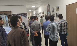 بازدید کارکنان فرماندهی انتظامی اردبیل از مرکز فرهنگی دفاع مقدس استان