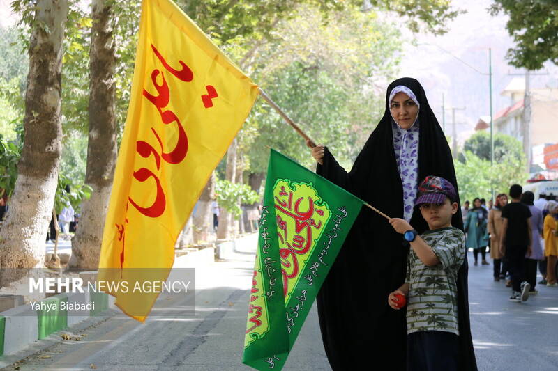 فیلم/موکب‌های مردمی جشن عید غدیر در شیراز