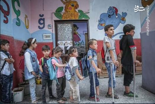 بچه های سوری اینجوری قد میکشن+ عکس