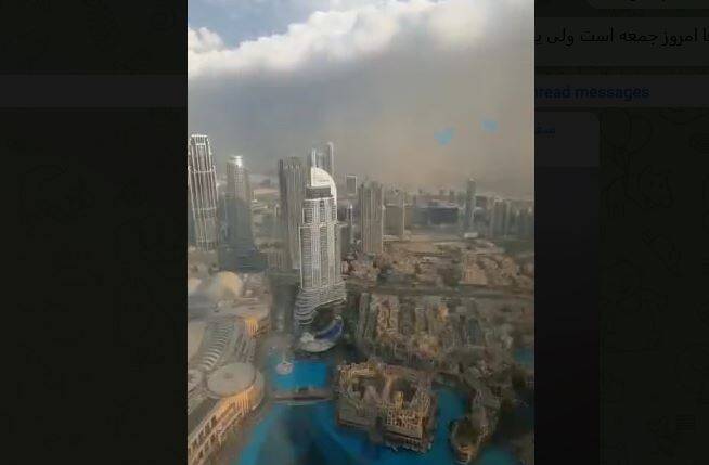 فیلم/ هجوم طوفان شن در دبی و سرتاسر امارات