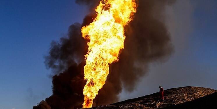 عوامل ناشناس عامل آتش‌سوزی در میدان نفتی شادگان