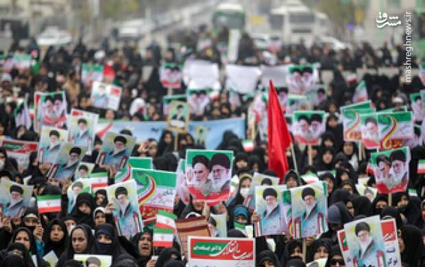 فیلم/ تایم‌لپسی از حضور تهرانی‌ها در راهپیمایی امروز