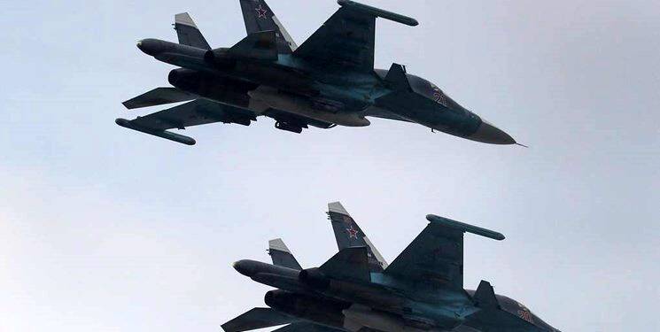 حملات دقیق بمب‌افکن‌های «سوخو-۳۴» روسیه به اهداف اوکراینی