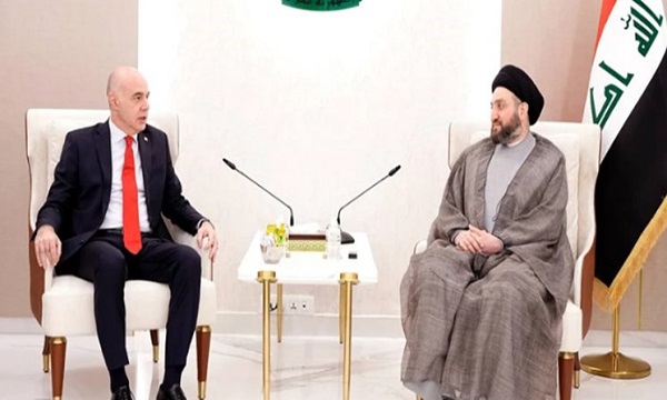 سید عمار الحکیم در دیدار با سفیر ترکیه: حق‌آبه عراق باید داده شود