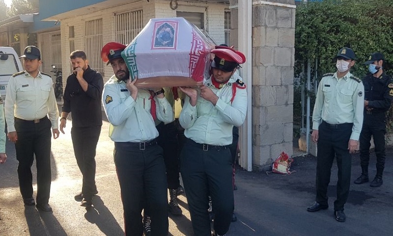 مراسم تشییع پیکر شهید «کیوانلو» برگزار شد