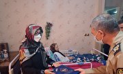 دیدار رئیس سازمان حفظ آثار و نشر ارزش‌های دفاع مقدس ارتش با خانواده شهید طباطبایی
