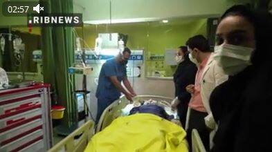 انتشار تصاویر دوربین بیمارستان نگین عبدالملکی