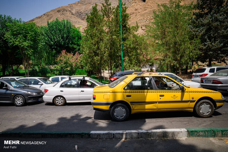 ترافیک سنگین در مسیر شمال به جنوب جاده چالوس