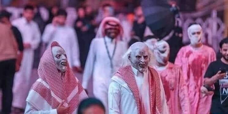 جنجال جشن هالووین در عربستان سعودی+ عکس و فیلم