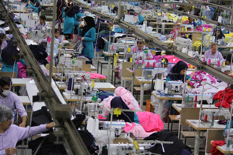 صادرات صنعت پوشاک ۱۲ درصد افزایش یافت